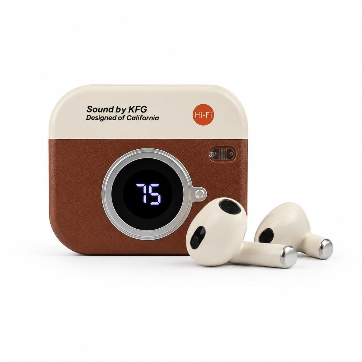 Q86 Retro Camera Design TWS Bluetooth Earbuds