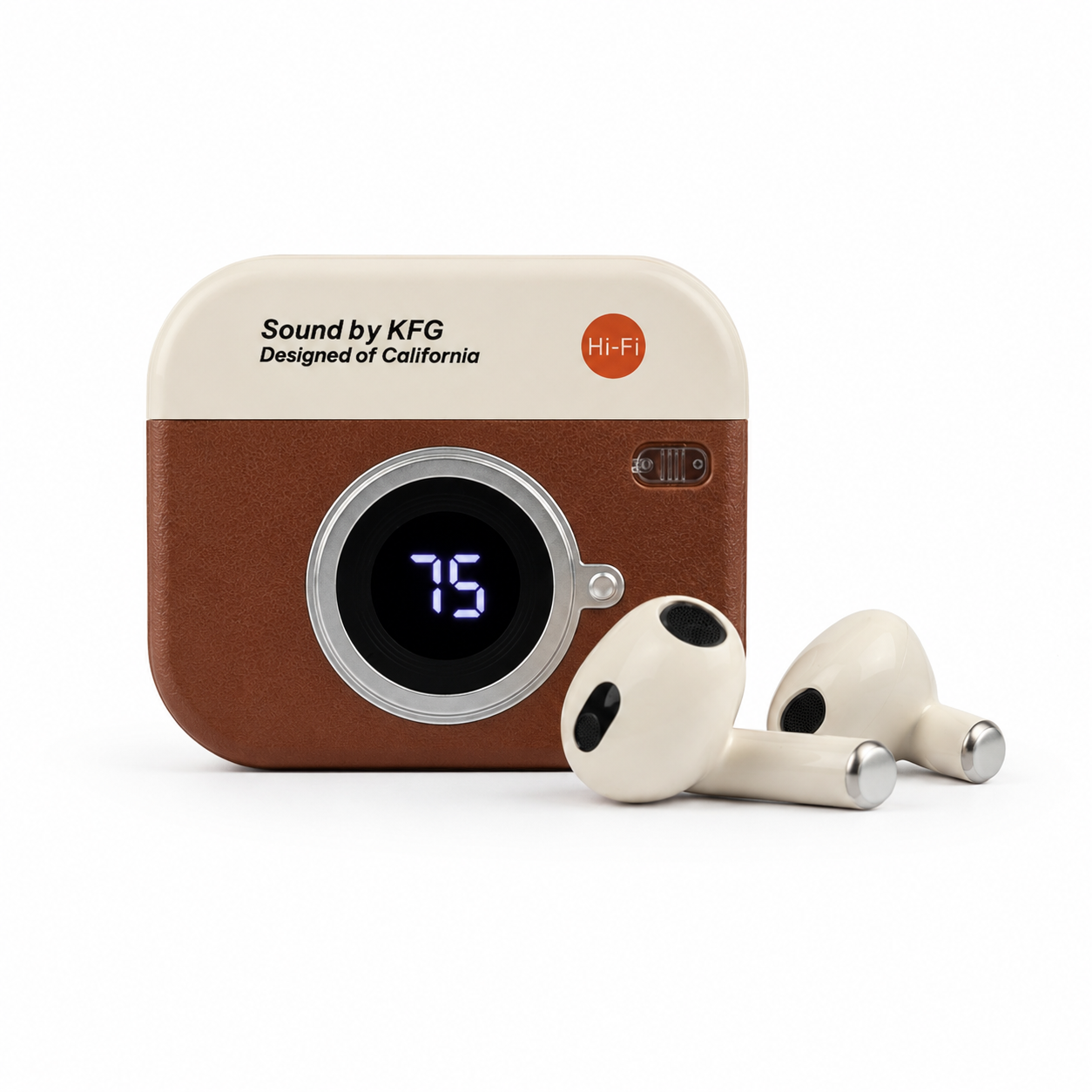 Q86 Retro Camera Design TWS Bluetooth Earbuds